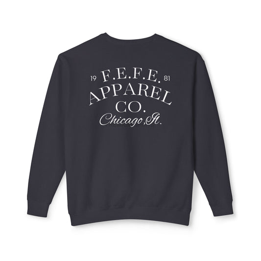 Apparel Co. Vintage Crewneck Sweatshirt — FEFE Chicago Logo