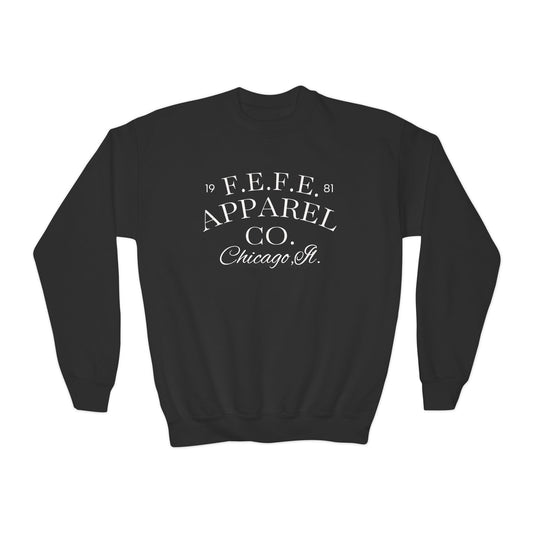 FEFE Apparel Co. Youth Crewneck Sweatshirt – Vintage Chicago Logo