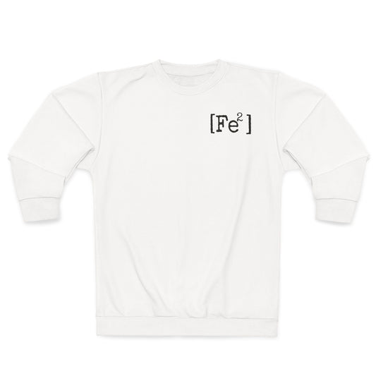 Fe Square Sweatshirt — Minimal Chemistry Graphic Crewneck