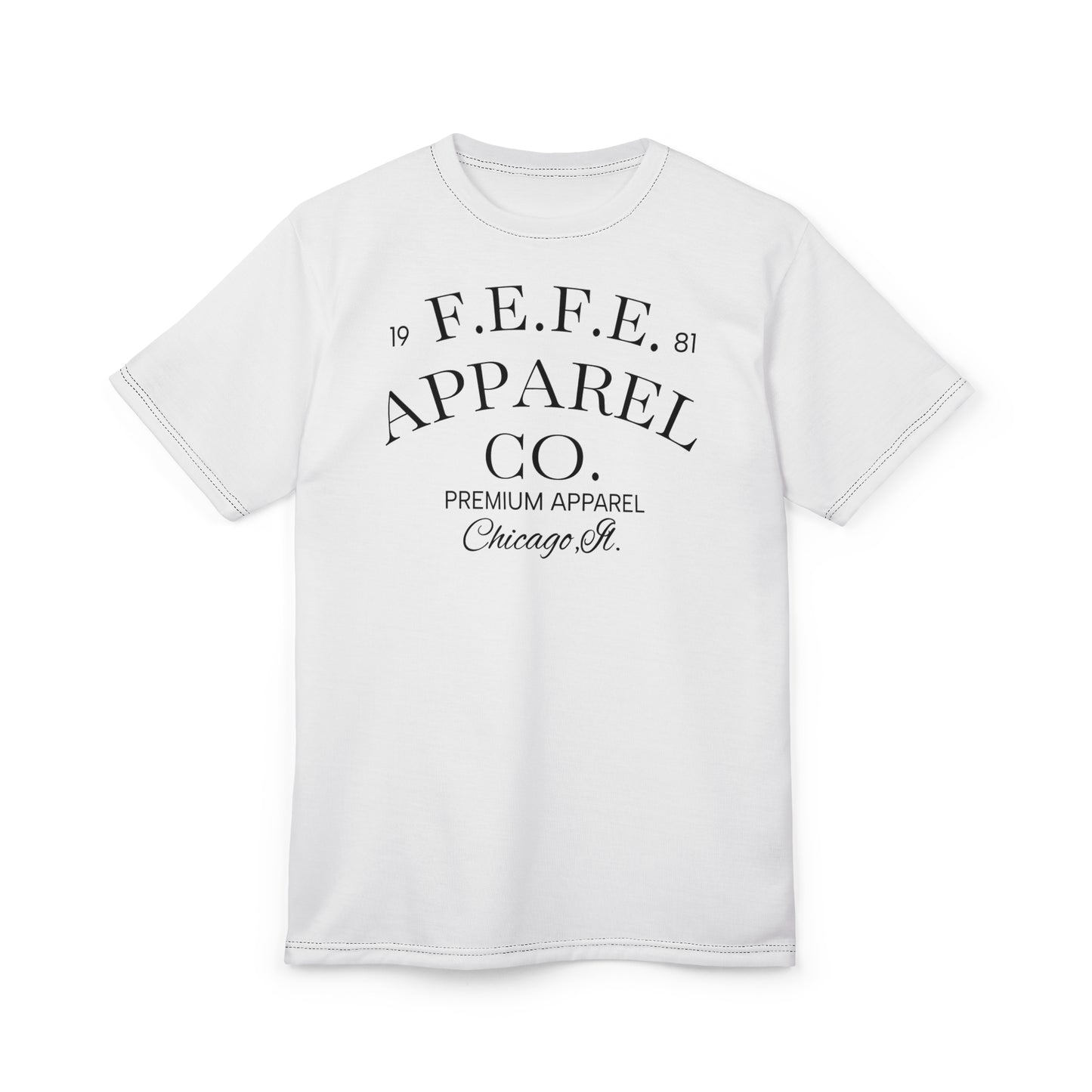 Apparel Co. Vintage Logo Tee — F.E.F.E. Premium Chicago T-Shirt